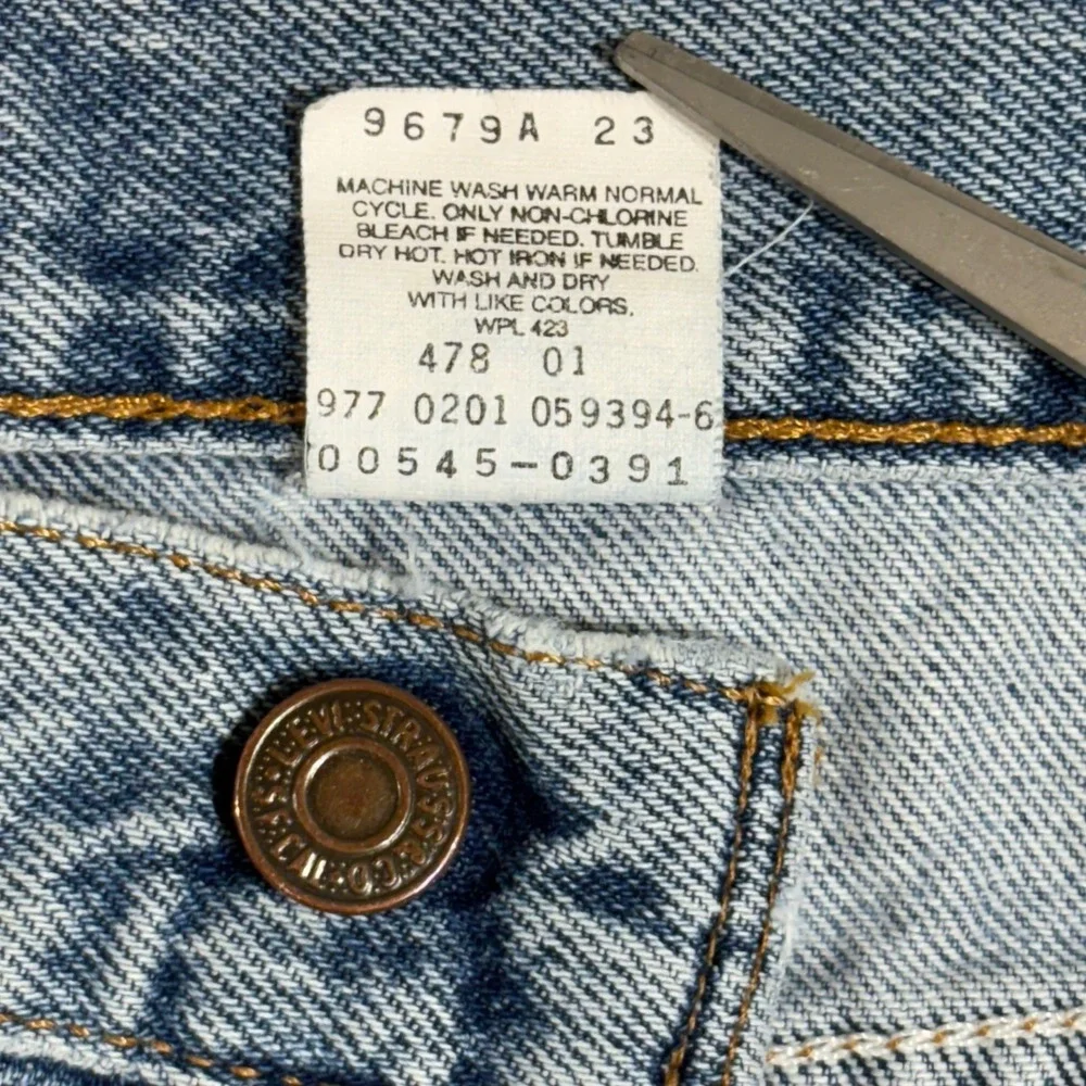Levi's 545 Loose Fit Jeans Mens 33x29 Light‎ Wash Y2K Vintage 90s Denim 545-0391